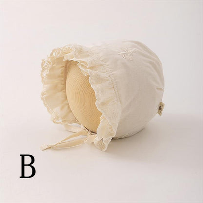 【HAT】可愛いレースボンネット　帽子 C0193