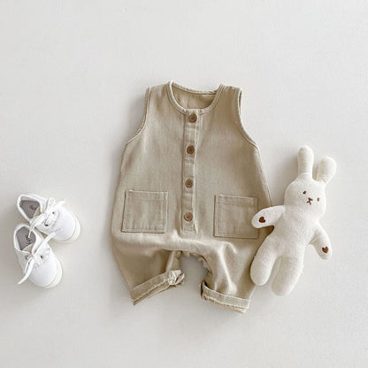 [Autumn New Arrival] Casual All-in-One with Pockets A0772