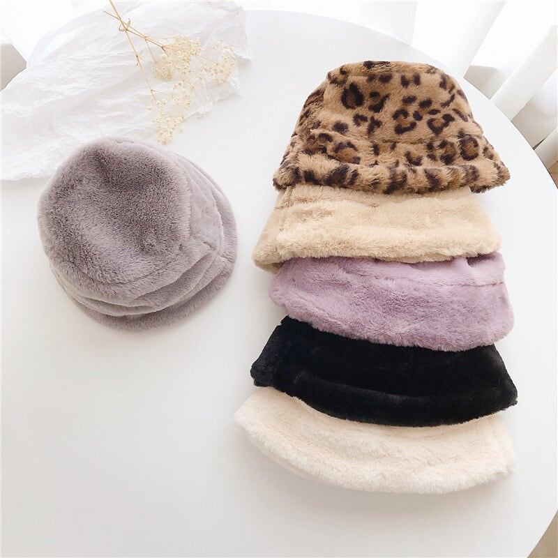 Warm Fluffy Kids' Hat C0199