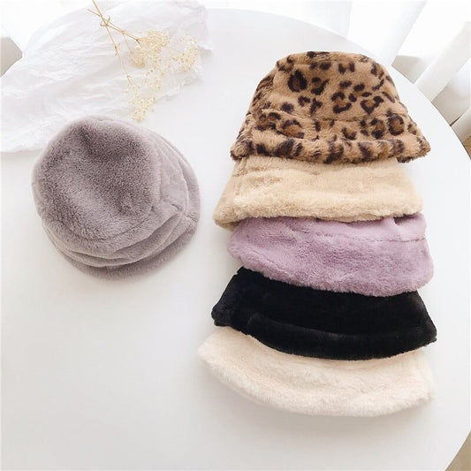 Warm Fluffy Kids' Hat C0199