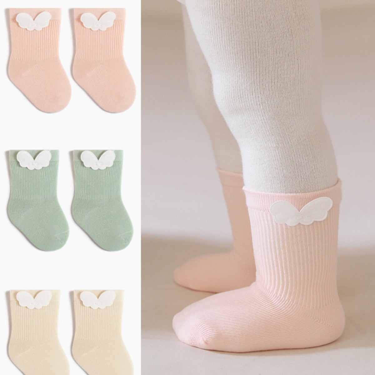 【SOCKS】エンジェルパステルカラーソックス C0119