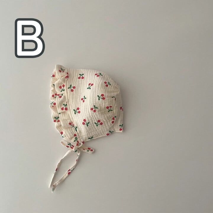 【HAT】可愛い花柄、ドット帽子 C0261