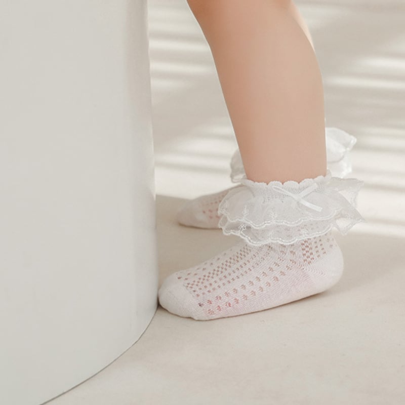 【SOCKS】New Summer Collection - Frill Breathable Socks S0138