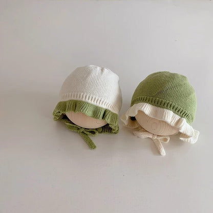 【HAT】可愛いフリルニット帽子 C0103