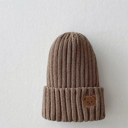 Bear Pattern Knitted Hat - All 7 Colors C0084