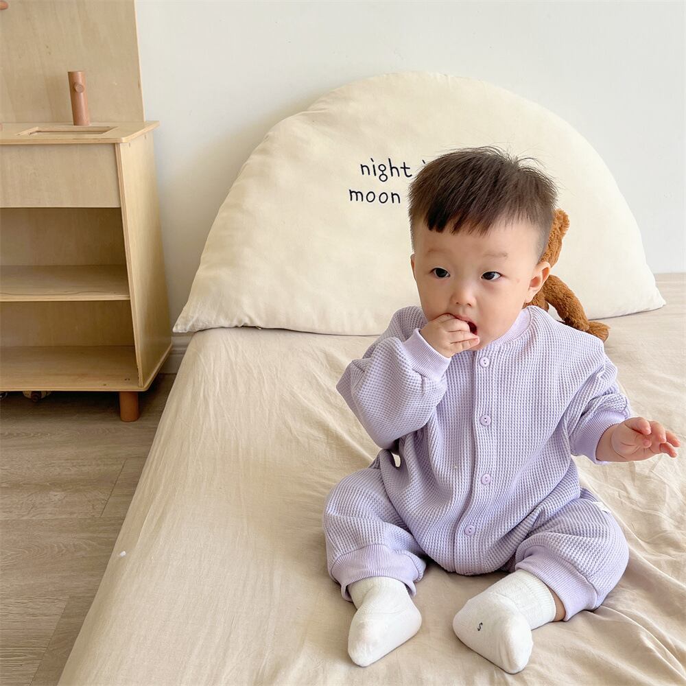 [New Autumn Collection] Waffle Casual All-in-One - All 3 Colors A0657