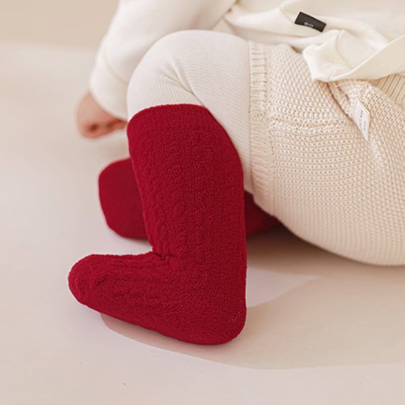 【SOCKS】暖かいレッドソックス C0179