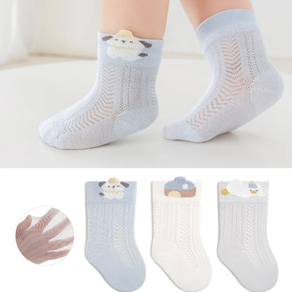 【SOCKS】夏新作　メッシュソックス3ペア S0226