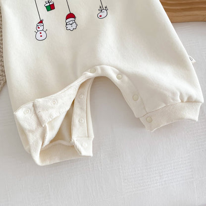 【66-90】クリスマスフードデザインオールインワン　全2色 A0429