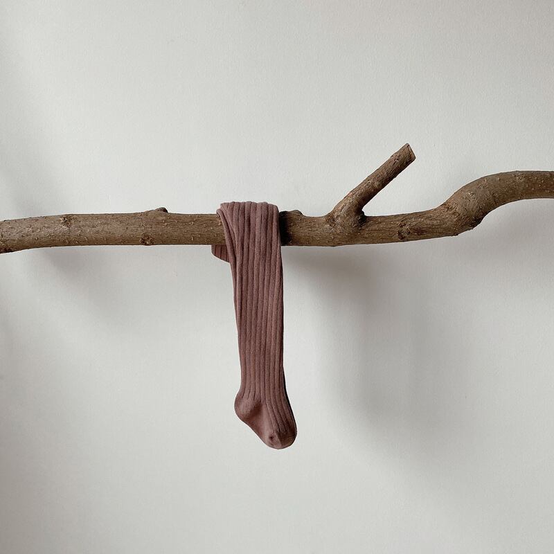 [Autumn New Arrival] Simple Ribbed Tights - All 16 Colors A0275