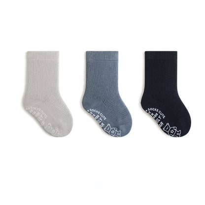 【SOCKS】無地コットンソックス 3ペア C0177
