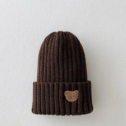 Bear Pattern Knitted Hat - All 7 Colors C0084