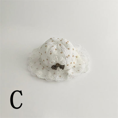 【HAT】レースドット可愛い帽子 C0217
