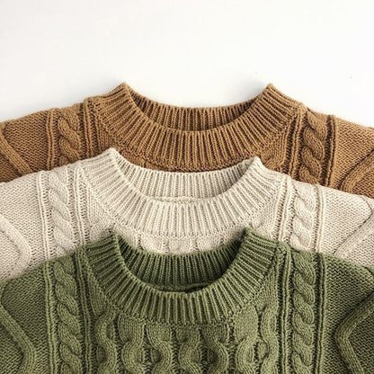 [New for Autumn] Simple Design Sweater - 3 Colors A0089