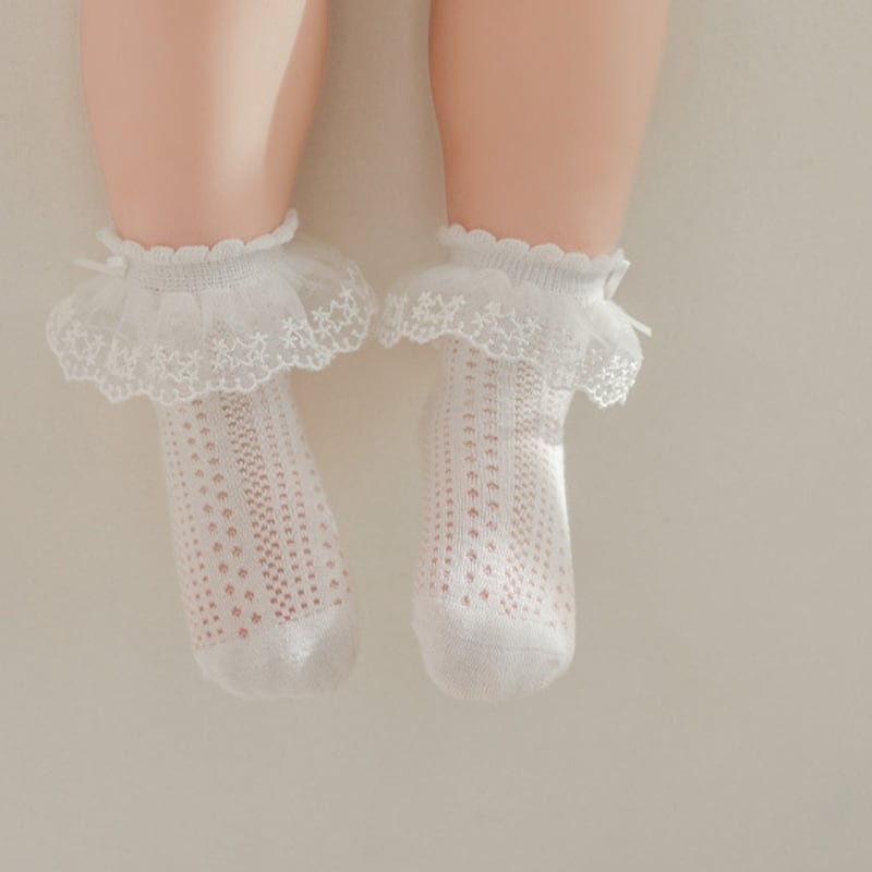 【SOCKS】New Summer Collection - Frill Breathable Socks S0138