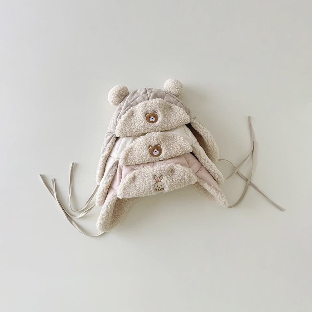 【HAT】裏起毛暖かい帽子 C0047