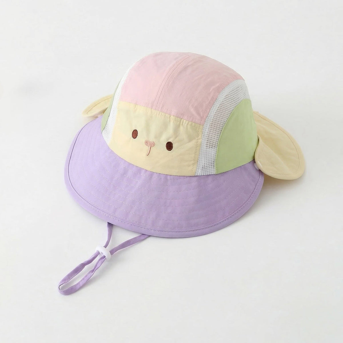 【HAT】日焼け止めカラーバリ帽子 C0189