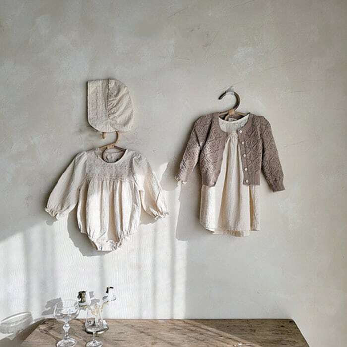 [Autumn New Arrival] Embroidered Lace Design Rompers or Dress, 2 Types, A1054