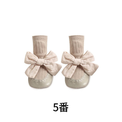 【SOCKS】可愛い蝶結び付きソックス C0203