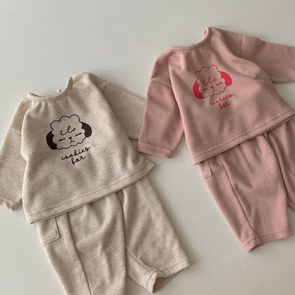 [Autumn New Arrival] Dog Print Loungewear - 2 Colors A0508