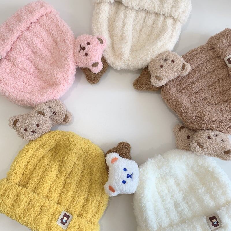 Warm Bear Hat & Scarf C0030