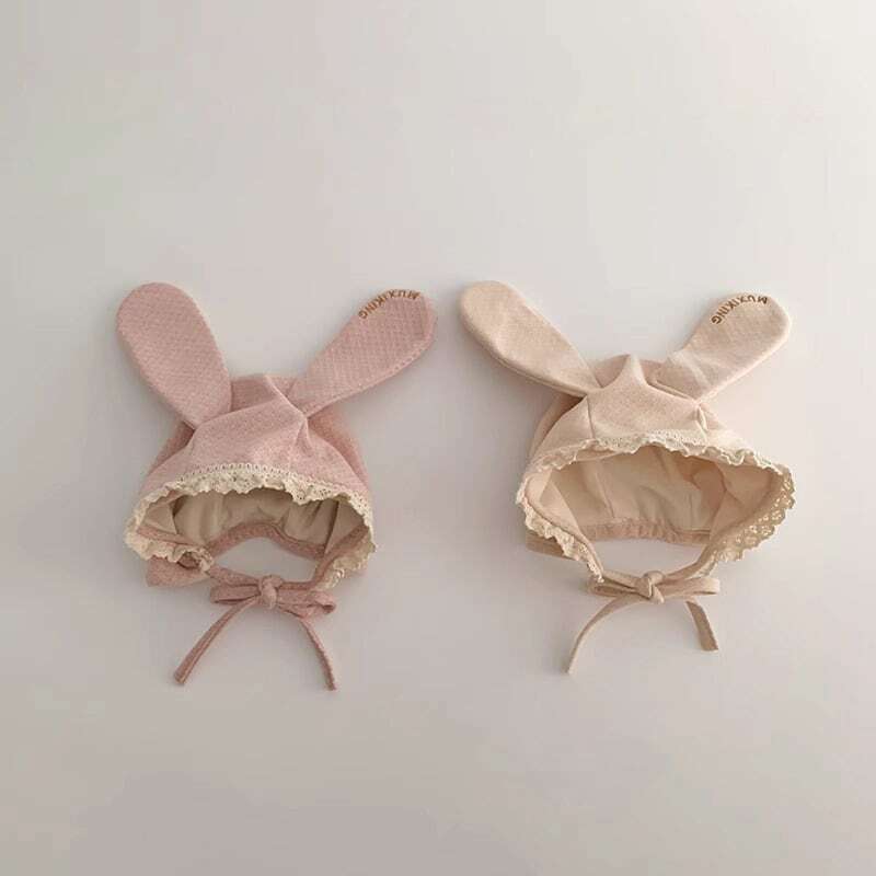 【GOODS】秋新作 うさぎデザインボンネット A0956