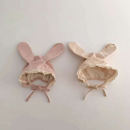 【GOODS】秋新作 うさぎデザインボンネット A0956