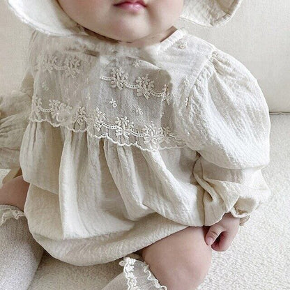 [Autumn New Arrival] Embroidered Lace Design Rompers or Dress, 2 Types, A1054