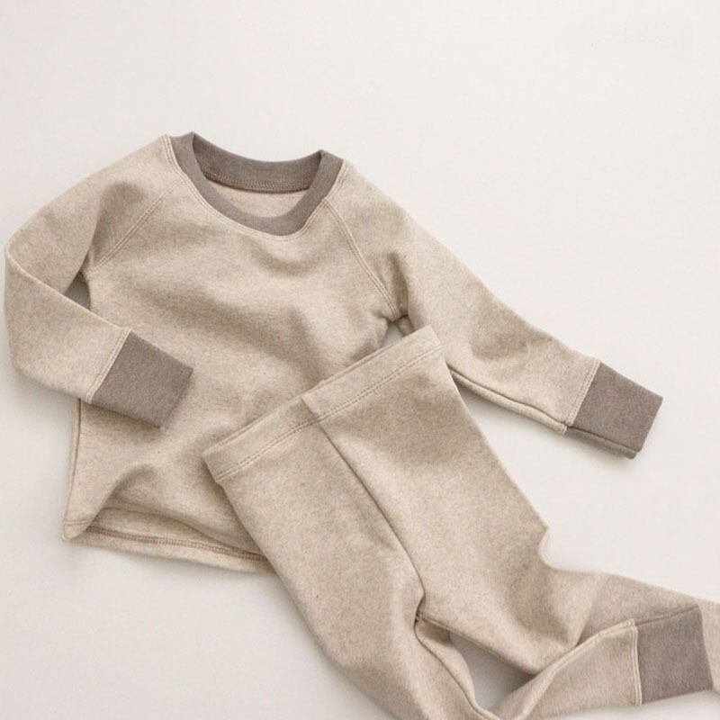 [Autumn New Arrival] Simple Design Romper or Top & Leggings 2-piece Set - All 2 Colors A0837