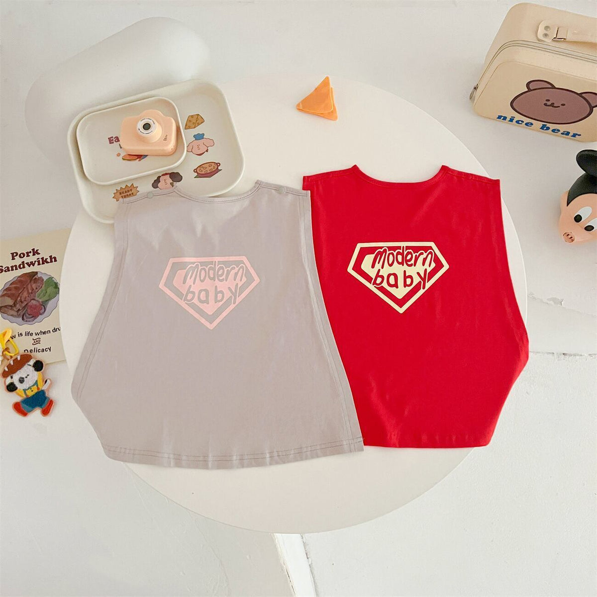 [Autumn New Arrivals] Superman All-in-One with Cape - 2 Colors A0564