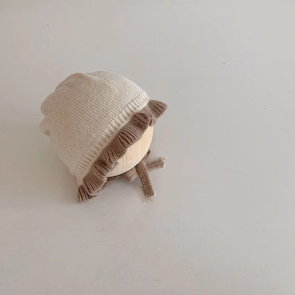 【HAT】可愛いフリルニット帽子 C0103
