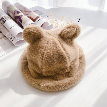 Warm Fluffy Kids' Hat C0199